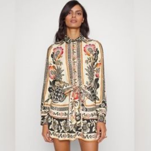 NWT FARM RIO Romantic Garden mini dress. Sold out style - Picture 4 of 12